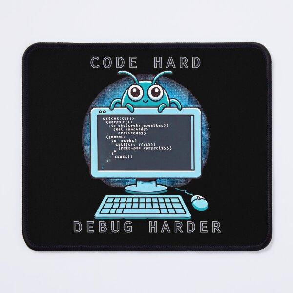 Item preview, Code Hard Debug Harder Debugging Beast designed and sold by UN-FUR-GETTABLE.