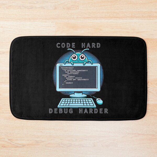 Item preview, Code Hard Debug Harder Debugging Beast designed and sold by UN-FUR-GETTABLE.