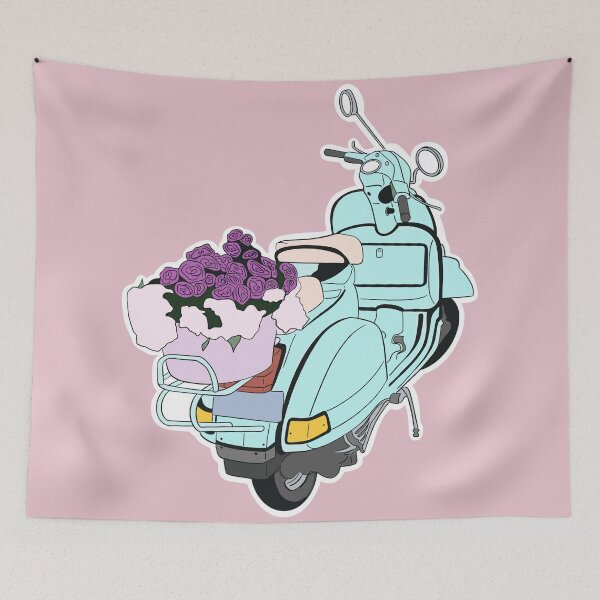 Artikelvorschau, Blumen Moped entworfen und verkauft von Rasmuschrist.