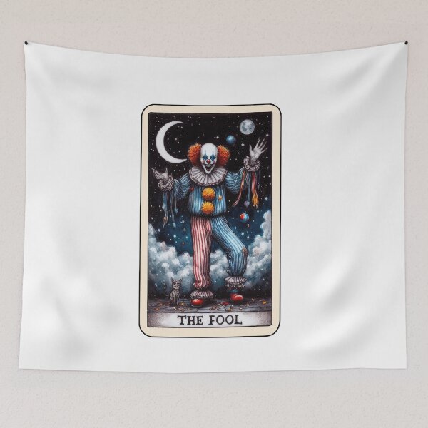 Item preview, The fool halloween tarot card designed and sold by CleanDecor.