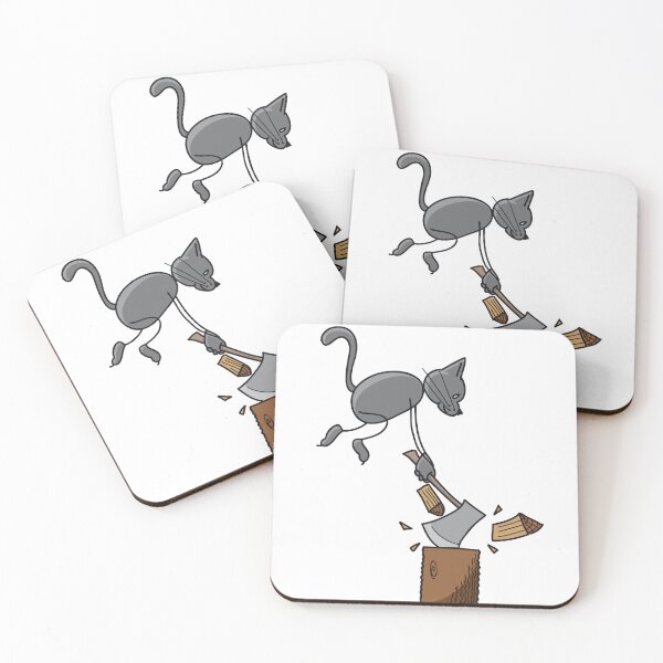 Item preview, cat chops wood designed and sold by designpromille.