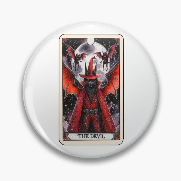 Item preview, The devil halloween tarot card designed and sold by CleanDecor.