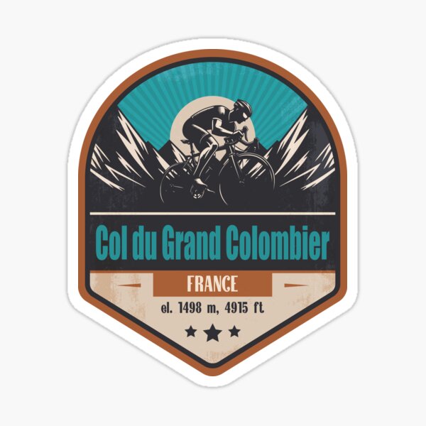 Item preview, Col du Grand Colombier France Cycling Mountain Design designed and sold by CynthiaGraphics.