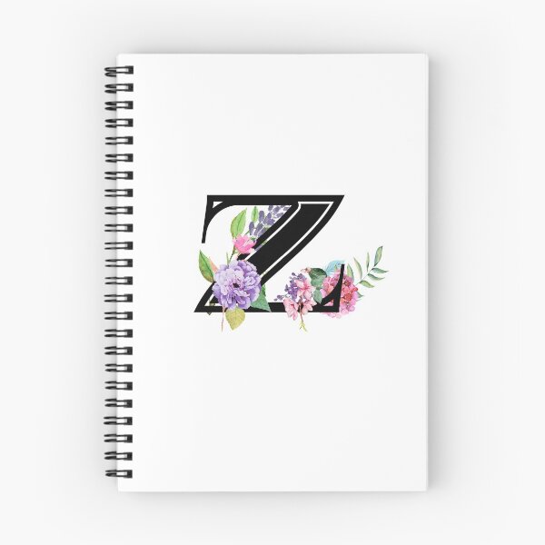Aperçu de l'œuvre Lettre florale aquarelle Z créée et vendue par Grafixmom.