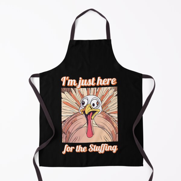 Item preview, I'm just Here For The Stuffing, Retro, Funny, Abstract Gifts Thanksgiving, Stuffing Lovers, Thanksgiving Food, Turkey designed and sold by Printek.