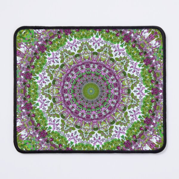 Item preview, Abstract kaleidoscope line drawing processed from a photograph of a flower gate. designed and sold by KinImageCraft.