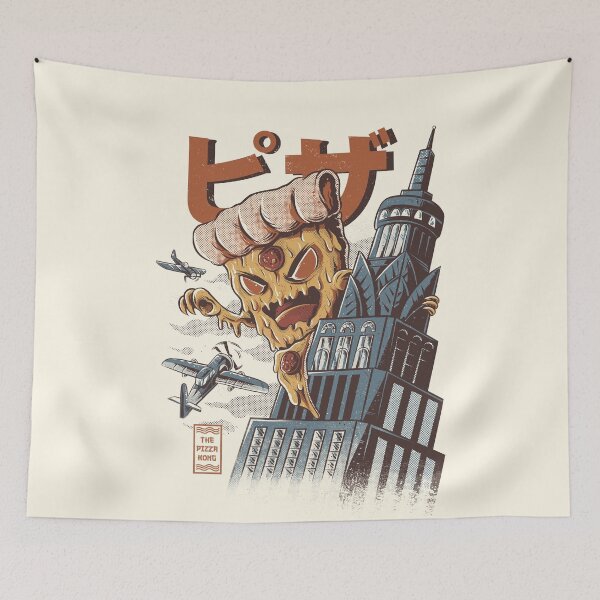 Item preview, PizzaKong - Cream designed and sold by Ilustrata®.