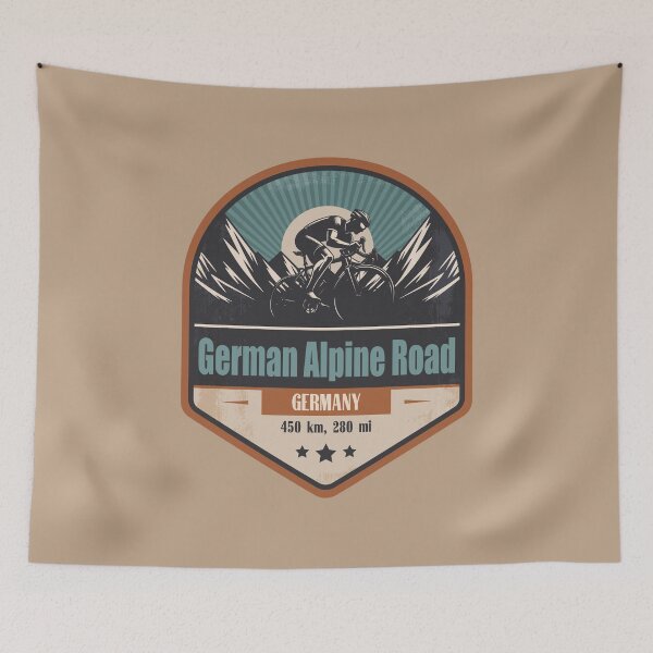 Item preview, German Alpine Road Germany Cycling Mountain Design designed and sold by CynthiaGraphics.