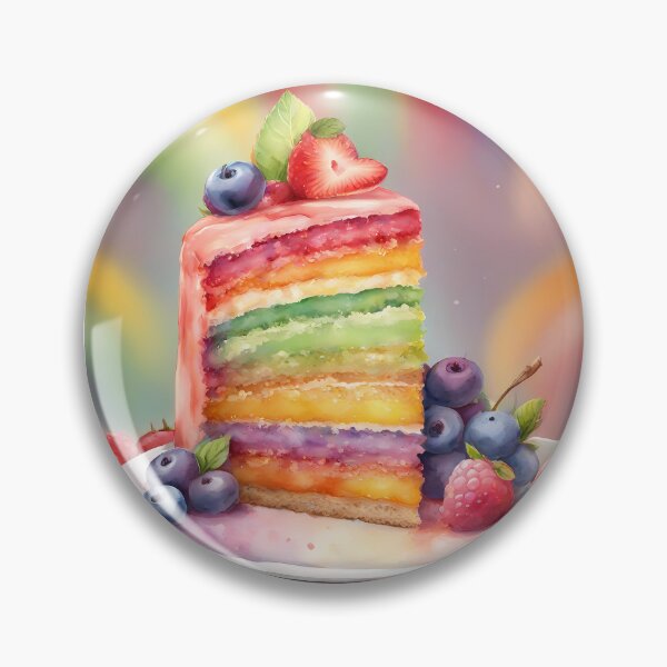 Item preview, Cake Full of Fruit, Berries and Colours designed and sold by CalmnessbyChoice.