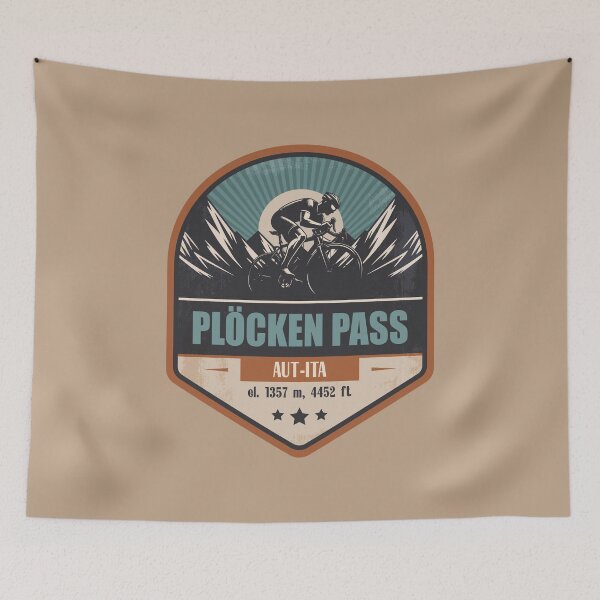 Item preview, Plöcken Pass Austria - Italy Cycling Mountain Design designed and sold by CynthiaGraphics.