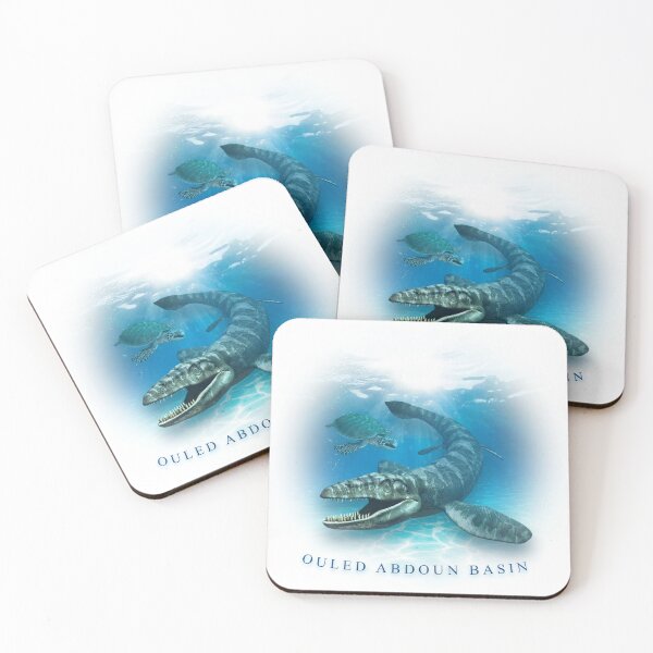 Item preview, Ouled Abdoun Basin Mosasaur Morocco ocean graphic designed and sold by The Paleo shop ..