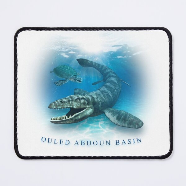 Item preview, Ouled Abdoun Basin Mosasaur Morocco ocean graphic designed and sold by The Paleo shop ..