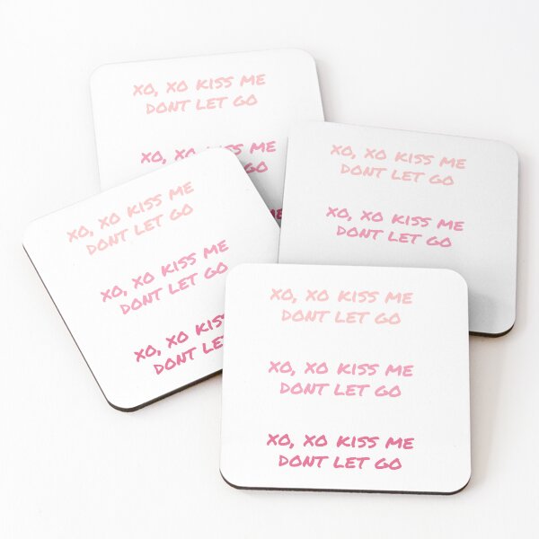 Item preview, XO, XO Kiss Me Don't Let Go Pink Fade designed and sold by MintMochaMatcha.
