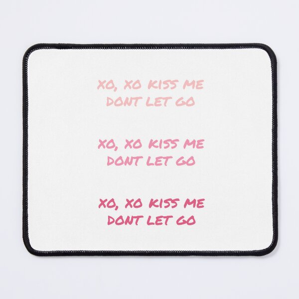 Item preview, XO, XO Kiss Me Don't Let Go Pink Fade designed and sold by MintMochaMatcha.