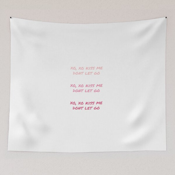 Item preview, XO, XO Kiss Me Don't Let Go Pink Fade designed and sold by MintMochaMatcha.