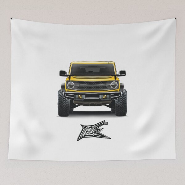 Item preview, ford bronco sixth gen yellow  designed and sold by NaquashM.