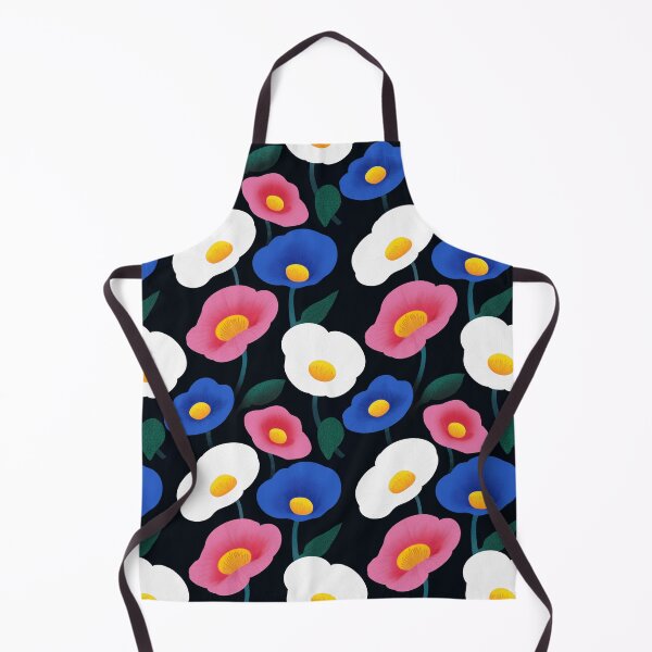 Item preview, Colorful poppies pattern designed and sold by Temuri Studio.