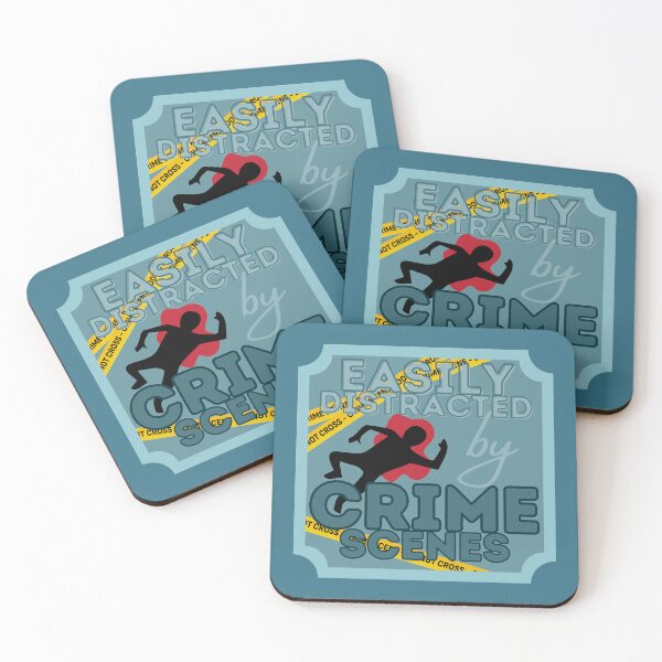 Item preview, Easily Distracted by Crime Scenes designed and sold by SceneOfTheCrime.