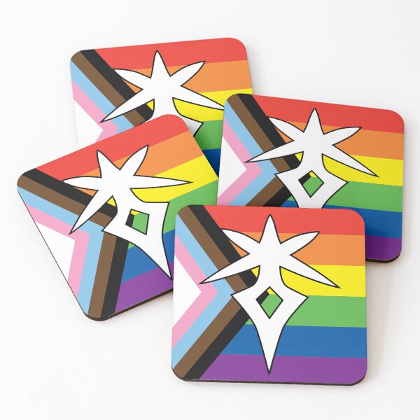 Item preview, FFXIV Pride Dark Knight Progress Pride designed and sold by Adambivalent.