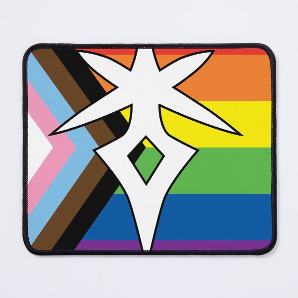 Item preview, FFXIV Pride Dark Knight Progress Pride designed and sold by Adambivalent.