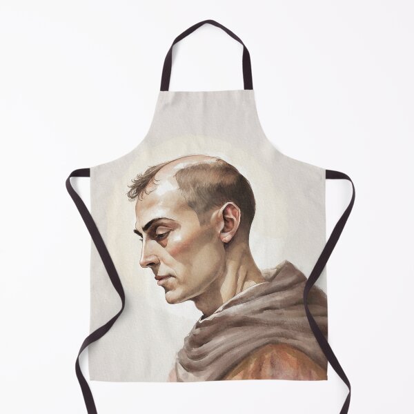 Artikelvorschau, St. Antony, elegantes digitales Aquarellgemälde, geeignet für moderne minimalistische Innenräume entworfen und verkauft von VarnaChitra.