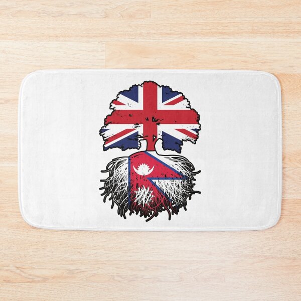 Item preview, Nepal Nepalese British UK Tree Roots Flag designed and sold by FlagX.