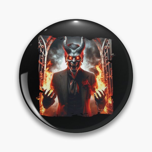 Item preview, Devil in Flames with Fiery Eyes - Intense Inferno Art designed and sold by Hungry-Murphy.