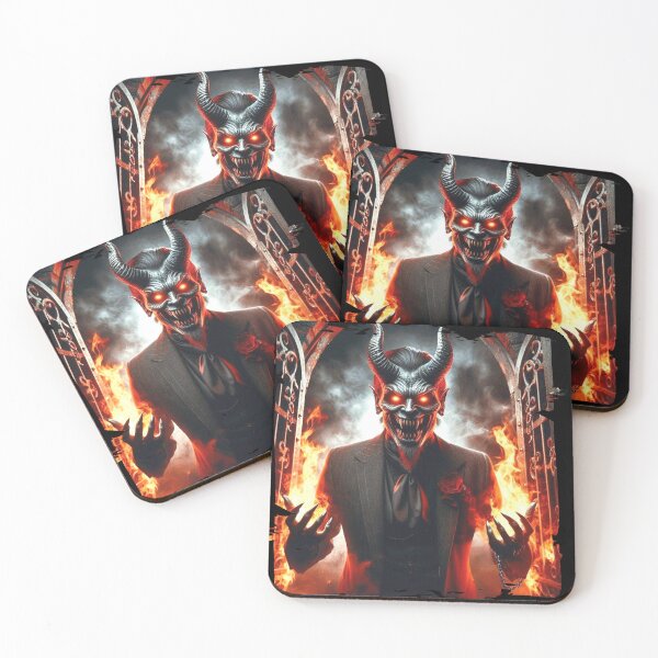 Item preview, Devil in Flames with Fiery Eyes - Intense Inferno Art designed and sold by Hungry-Murphy.