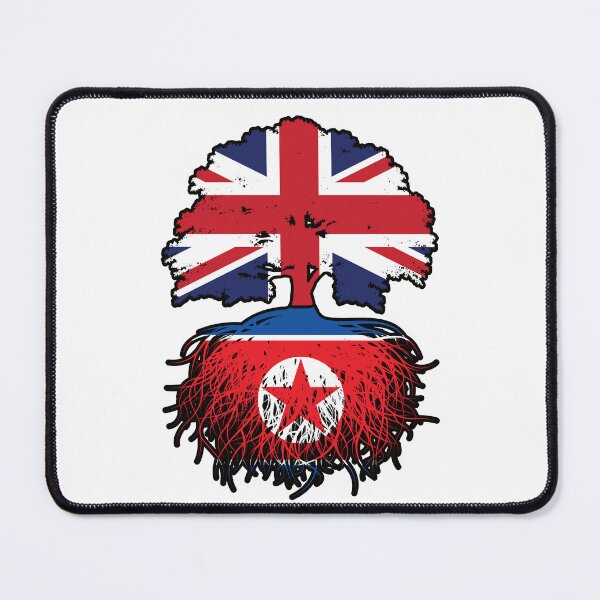 Item preview, North Korea North Korean British UK Tree Roots Flag designed and sold by FlagX.