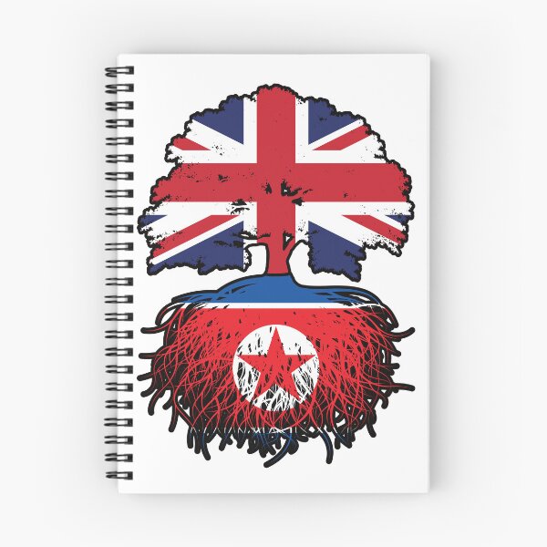 Item preview, North Korea North Korean British UK Tree Roots Flag designed and sold by FlagX.