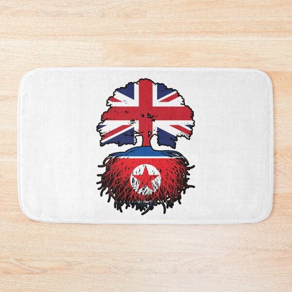 Item preview, North Korea North Korean British UK Tree Roots Flag designed and sold by FlagX.