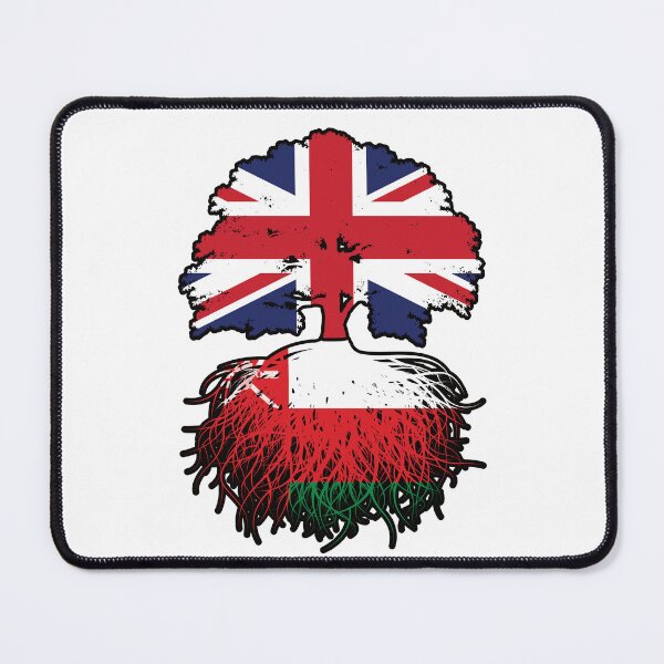 Item preview, Oman Omani British UK Tree Roots Flag designed and sold by FlagX.