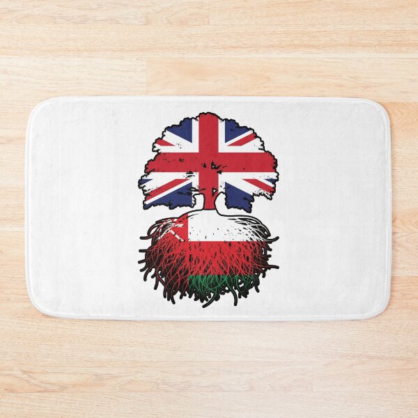 Item preview, Oman Omani British UK Tree Roots Flag designed and sold by FlagX.