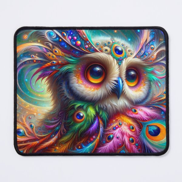 Item preview, Precocious Colorful Owl designed and sold by Paul Morse.