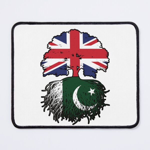 Item preview, Pakistan Pakistani British UK Tree Roots Flag designed and sold by FlagX.