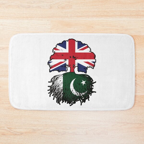 Item preview, Pakistan Pakistani British UK Tree Roots Flag designed and sold by FlagX.