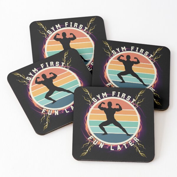 Item preview, Gym First, Fun Later designed and sold by Bawek85Designs.