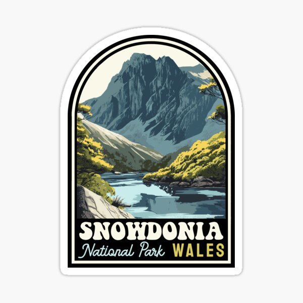 Item preview, Snowdonia National Park Wales UK Retro Travel Snowdon designed and sold by JackCurtis1991.