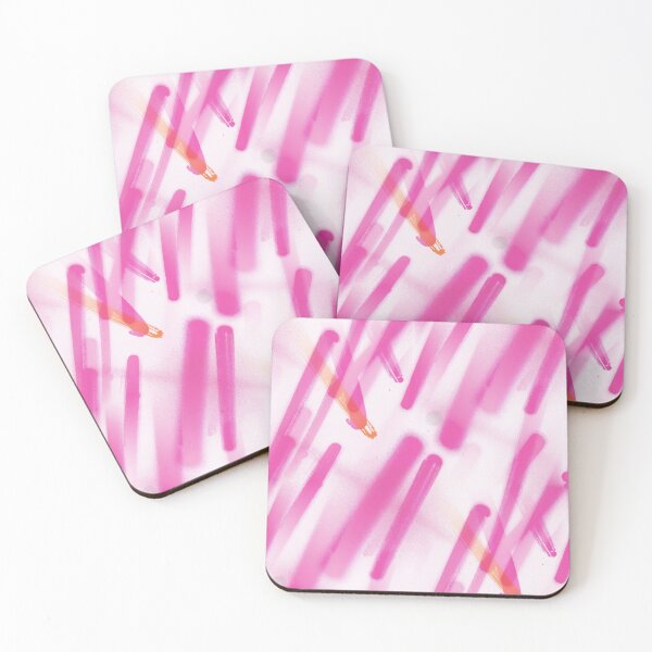 Item preview, Pink abstract airbrush spray paint stripes,strokes,graffiti street art pattern designed and sold by patterncrow.