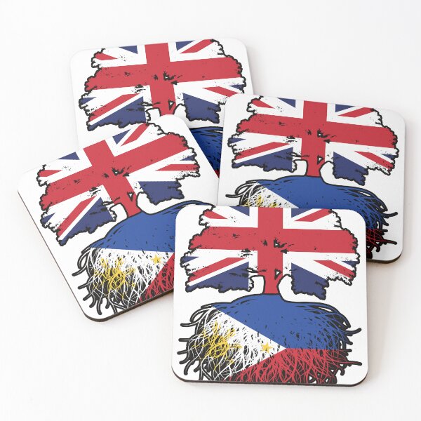Item preview, Philippines Filipino British UK Tree Roots Flag designed and sold by FlagX.