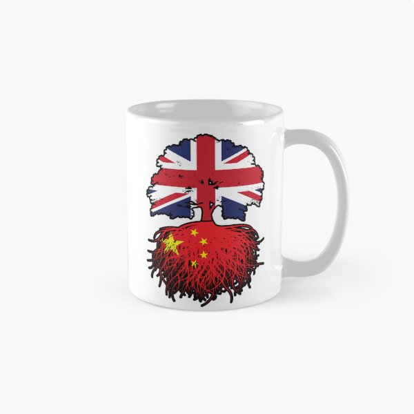 Item preview, China Chinese British UK Tree Roots Flag designed and sold by FlagX.