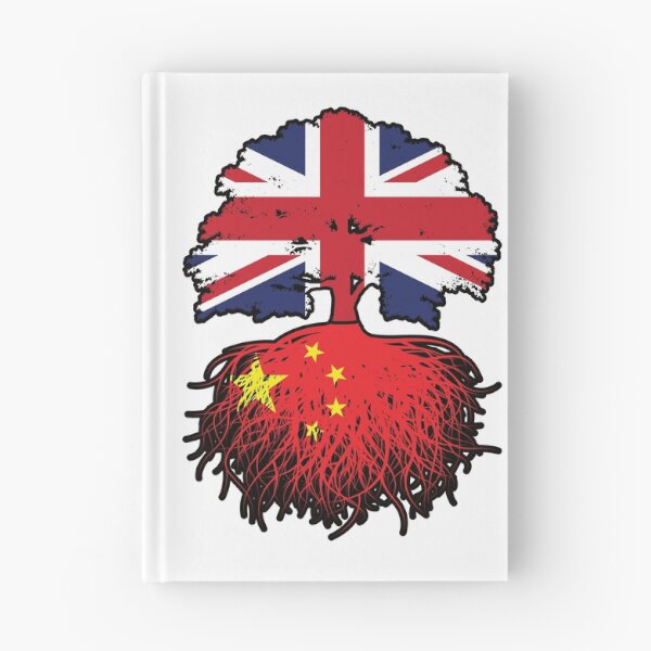 Item preview, China Chinese British UK Tree Roots Flag designed and sold by FlagX.