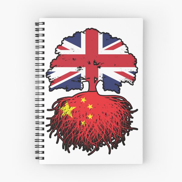 Item preview, China Chinese British UK Tree Roots Flag designed and sold by FlagX.