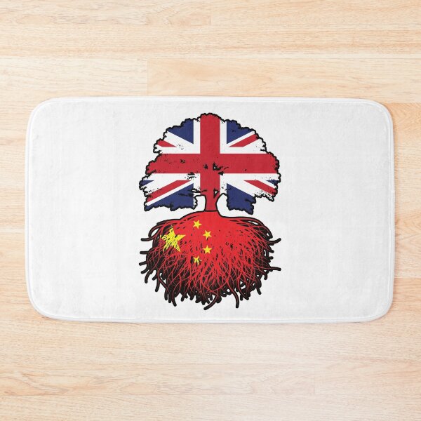 Item preview, China Chinese British UK Tree Roots Flag designed and sold by FlagX.