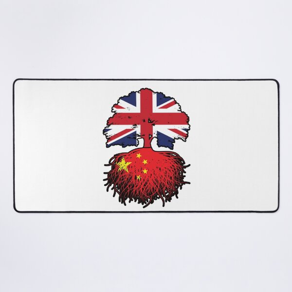 Item preview, China Chinese British UK Tree Roots Flag designed and sold by FlagX.