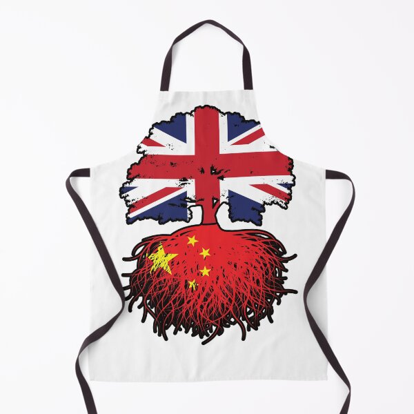 Item preview, China Chinese British UK Tree Roots Flag designed and sold by FlagX.