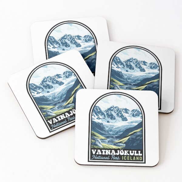 Item preview, Vatnajökull Iceland National Park Retro Travel Souvenir designed and sold by JackCurtis1991.
