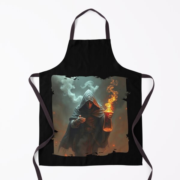 Item preview, Dark Gothic Shaman with Potion - Mysterious Hooded Figure Art designed and sold by Hungry-Murphy.