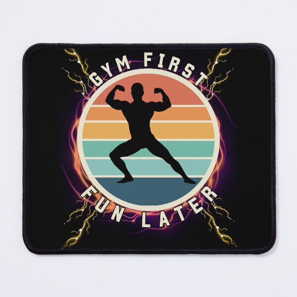 Item preview, Gym First, Fun Later designed and sold by Bawek85Designs.