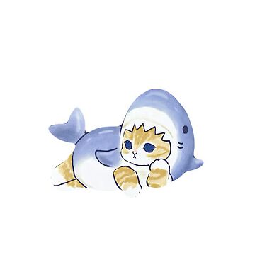 Artwork thumbnail, Mofusand Lying Down Shark by penny555